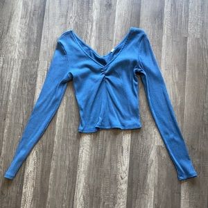 Basics long sleeve crop top